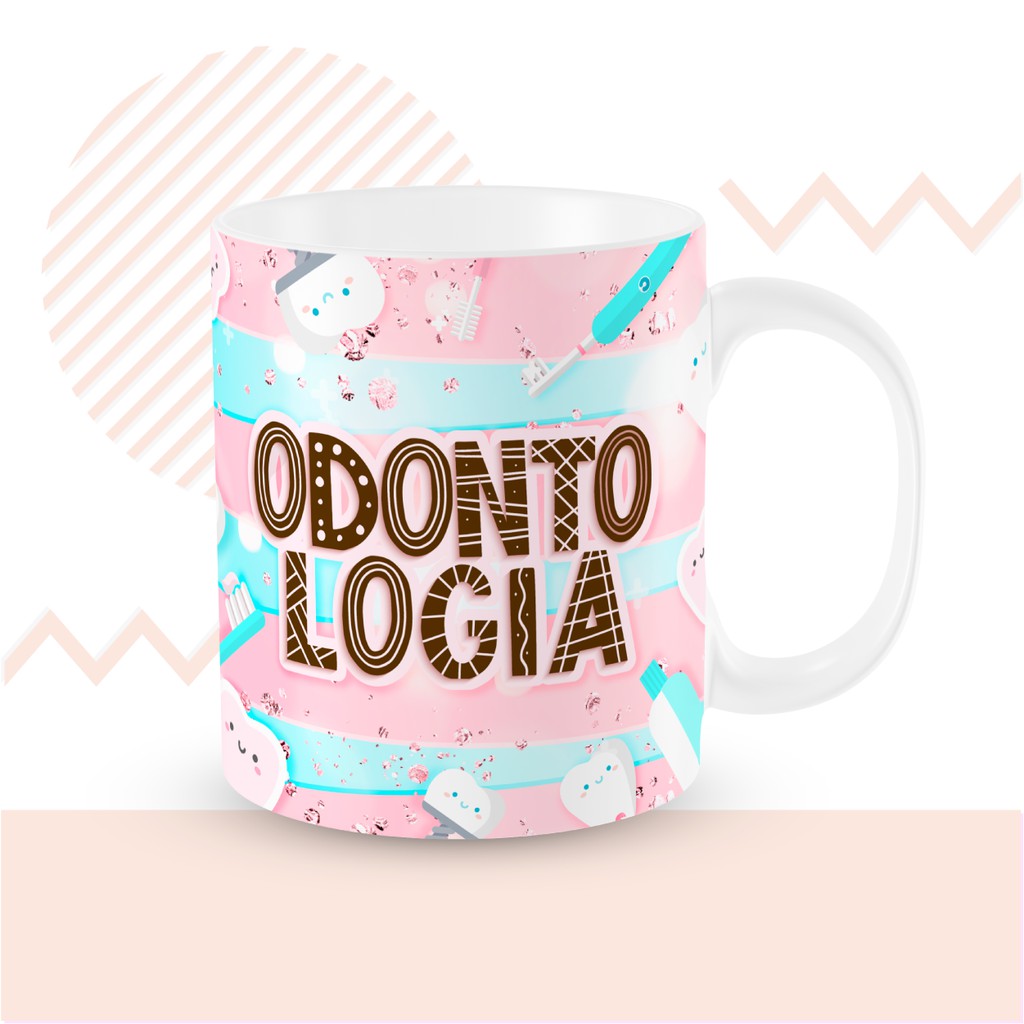 caneca personalizada de profissões